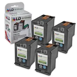 LD © Remanufactured Replacement Ink Cartridges for Hewlett Packard CC641WN HP 60XL / 60 High-Yield Black (4 pack) LD © Remanufactured Replacement Ink Cartridges for Hewlett Packard CC641WN HP 60XL / 60 High-Yield Black (4 pack)