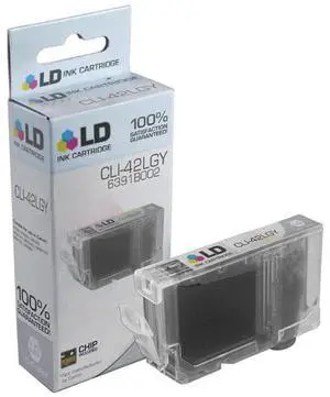 LD © Compatible Replacement for Canon 6391B002 / CLI-42LGY Light Gray Inkjet Cartridge for use in Canon PIXMA PRO-100 Printer