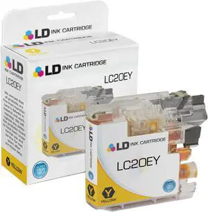 LD © Compatible Brother LC20EY Super High Yield Yellow Inkjet Cartridge for use in Brother Multifunction MFC-J5920DW LD © Compatible Brother LC20EY Super High Yield Yellow Inkjet Cartridge for use in Brother Multifunction MFC-J5920DW
