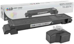 LD © Compatible Replacement for Kyocera-Mita TK-897K Black Laser Toner Cartridge for use in Kyocera-Mita TASKalfa 205c, 255, 255c, FS-C8520MFP, and FS-C8525MFP Printers LD © Compatible Replacement for Kyocera-Mita TK-897K Black Laser Toner Cartridge for use in Kyocera-Mita TASKalfa 205c, 255, 255c, FS-C8520MFP, and FS-C8525MFP Printers