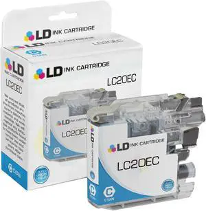 LD © Compatible Brother LC20EC Super High Yield Cyan Inkjet Cartridge for use in Brother Multifunction MFC-J5920DW LD © Compatible Brother LC20EC Super High Yield Cyan Inkjet Cartridge for use in Brother Multifunction MFC-J5920DW