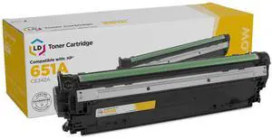 LD Compatible Replacement for HP 651A CE342A Yellow Toner Cartridge for Enterprise & LaserJet Enterprise 700 Color MFP M775dn, 700 Color MFP M775f, 700 Color MFP M775z, 700 Color MFP M775z Plus LD Compatible Replacement for HP 651A CE342A Yellow Toner Cartridge for Enterprise & LaserJet Enterprise 700 Color MFP M775dn, 700 Color MFP M775f, 700 Color MFP M775z, 700 Color MFP M775z Plus
