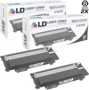 LD Compatible Toner Cartridge Replacement for Samsung K404S CLT-K404S (Black, 2-Pack)