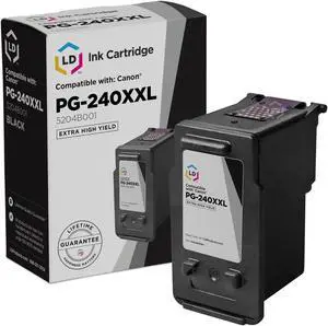 LD Products Remanufactured Ink Cartridge Replacement for Canon PG-240XXL 5204B001 Extra High Yield (Black)