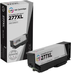 LD © Remanufactured Replacement for Epson 277XL / T277XL120 High Yield Black Inkjet Cartridge for use in Epson Expression XP-850, and XP-950 Printers LD © Remanufactured Replacement for Epson 277XL / T277XL120 High Yield Black Inkjet Cartridge for use in Epson Expression XP-850, and XP-950 Printers