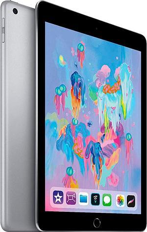 Apple iPad 6th Gen 9.7" Grade A Space Gray 128GB WiFi + Cellular