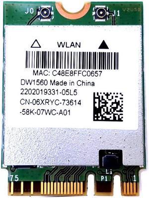 6XRYC Dell DW1560 802.11 ac/b/g/n BCM94352Z M.2 Ngff WiFi Wireless Card