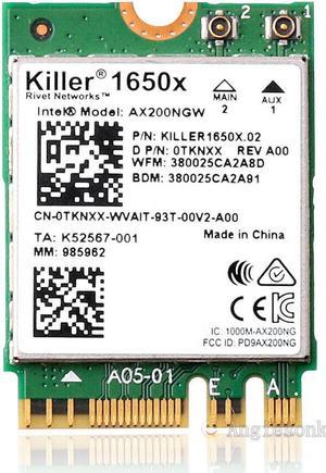 TKNXX Genuine Killer 1650X Dual Band Wireless Card