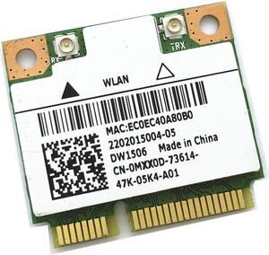 MXX0D - Dell Wireless 1506 DW1506 WiFi 802.11 b/g/n Half-Height Mini-PCI Express Card