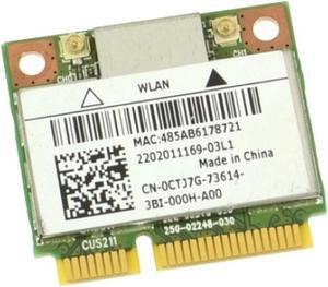 CTJ7G - Dell XPS L521x / L421x Killer Wireless-N 1202 Wireless WiFi 802.11 a/b/g/n Half-Height Mini-PCI Express Card