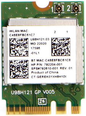 HP Realtek Wireless WiFi Bluetooth Card Model RTL8723BENF 792204-001 792610-001