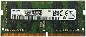 Samsung 32GB DDR4 2666MHz (1x 32GB) Laptop Notebook Memory SODIMM Non-ECC 260pin 1.2V M471A4G43MB1-CTD
