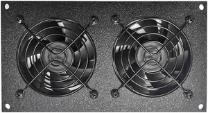 Coolerguys Programmable Thermostat Cooling Kits for Cabinets, AV, and Components (Metal, Dual 80mm) Coolerguys Programmable Thermostat Cooling Kits for Cabinets, AV, and Components (Metal, Dual 80mm)