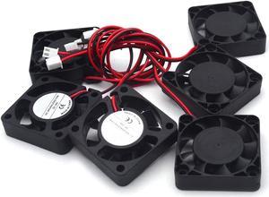 6-Pack Antrader 4010 24V 2 Pin Brushless DC Cooling Fan 40 x 40 x 10mm for DIY 3D Printer Extruder Humidifier