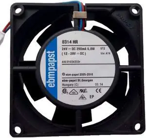 ebmpapst Fan 24V 6W 808032mm 8CM High Speed Various Frequency Fans