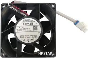 Original New NMB 3615RL-05W-B76 DC 24V 1.47A 90X90X38mm ABB Inverter Cooling Fan ACS880
