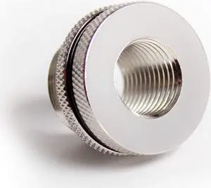 PrimoChill Fillport/Pass Thru Fitting - Silver Nickel