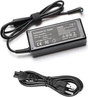 65W 19.5V Replacement AC Adapter Laptop Charger for HP Chromebook 11 14 G3 G4 G5 Probook 450 G3 G4 HP 15 15-d035dx 15-r029wm 15-f009wm 15-f023wm 15-f039wm Pavilion 15 au aw ab Series Power Supply