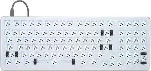 Drop Shift Mechanical Keyboard  Full-Size 1800 Layout (99 Key), Kailh Hotswap Switches, Programmable, Backlit RGB, USB-C, Doubleshot PBT Keycaps, Anodized Aluminum (Gray, Barebones)