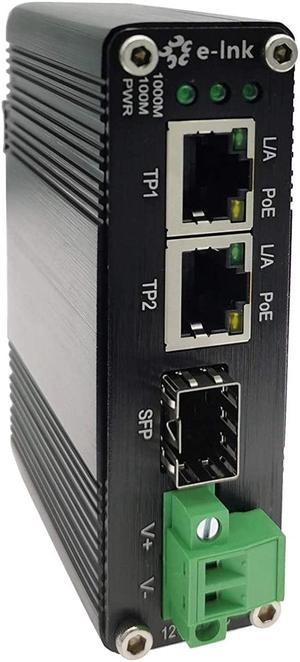 PoE Splitter 12V 802.3bt Compliant Gigabit Port, Industrial  10/100/1000Mbps IEEE802.3bt Power Over Ethernet Splitter Adapter with 12V  Output for Surveillance Camera CCTV/VoIP Phone : Electronics