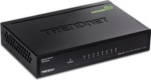 TRENDnet 8-Port Gigabit GREENnet Switch, Ethernet Splitter,10/100/1000 Mbps, Fanless,16 Gbps Switching Capacity, Metal Housing, Plug & Play, Lifetime Protection, TEG-S82G