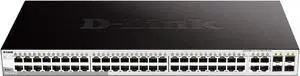 D-Link Ethernet Switch, 48 52 Port Smart Managed Layer 2+ Gigabit with 4 Gigabit RJ45/SFP COMBO Ports (DGS-1210-52)
