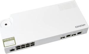 VIMIN 6 Port 2.5G Unmanaged Network Switch, 4X 2.5Gbase-T Ports, 2X 10G  SFP, 60Gbps Ethernet Switching Capacity, One-Key VLAN, Metal Housing,  Fanless