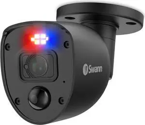 Swann 1080p Black Flashing Lights Bullet Camera (Add-on)