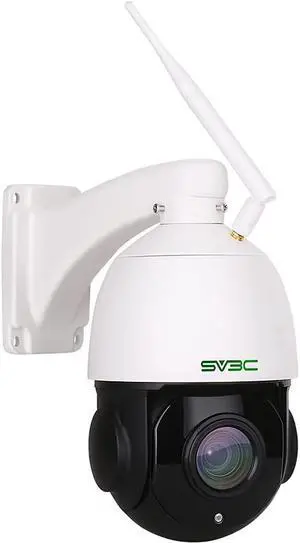 SV3C PTZ Security IP Camera Outdoor, 20X Optical Zoom 5MP Dual Band 2.4G 5GHZ WiFi Home Cameras Support Onvif, RTSP Browser Viewing, Humanoid Detect, Metal Shell Waterproof, 2-way Audio,SD Card Record