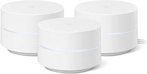 Google Wifi - AC1200 - Mesh WiFi System - Wifi Router - 4500 Sq Ft Coverage - 3 pack
