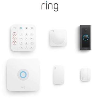 Ring Alarm 5-Piece Kit (2nd Gen) bundle with Ring Video Doorbell Wired