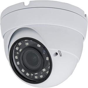 Evertech CCTV Security Camera - 700 TVL, 36 IR, 2,8~12mm Wide Angle ZOOM Vari-focal Lens Metal Dome Camera for Indoor & Outdoor 36 Ir LED Color Home Security Surveillance Dome Camera(Black)