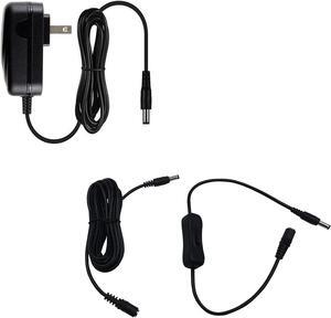 MyVolts 9V Power Supply Adaptor Replacement for Crosley CR8005A-OR Turntable - US Plug - Premium