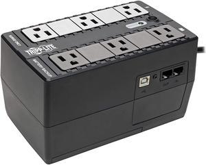 Tripp Lite INTERNET350U 350VA 180W UPS Desktop Battery Back Up Compact 120V USB RJ11 PC, 6 Outlets, Black