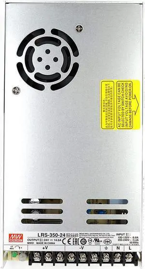 LRS-350-24 AC/DC Switching Power Supply 350.4W 24V 14.6 Amp Single Output (LRS Series 350W 24V SMPS) LRS-350-24 AC/DC Switching Power Supply 350.4W 24V 14.6 Amp Single Output (LRS Series 350W 24V SMPS)