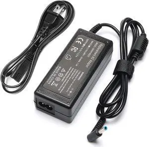 45W Ac Charger for HP Stream 14 Series 14-dq0005cl 14-cb164wm 14-bw012nr 14-cf0006dx 14-df0023cl 14-da0012dx 14-cf0012dx 14-ba153cl 14-dq0011dx 14-cf0013dx 14-cf0014dx Laptop Power Adapter Cord