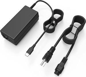 Type C USB C Laptop Charger Compatible with HP Chromebook Spectre x360 14 13 14A 11 11A G5 G6 G7 G8 EE Elite x2 918337-001 14-ca051wm 14-ca020nr 14-ca060nr 14-ca043cl 14-ca052wm Power Supply Cord