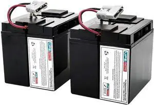 SMT3000 Compatible UPS Battery Set for APC Smart-UPS 3000VA LCD 120V- Plug & Play