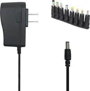 Excelity AC-DC 5V 1A Wall Charger Power Adapter with Plug 5.5 x 2.5mm / 5.5 x 2.1mm