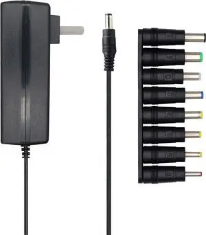 Excelity AC to DC 15V/2A Wall Charger Power Supply Adapter with 5.5 x 2.1mm Tips