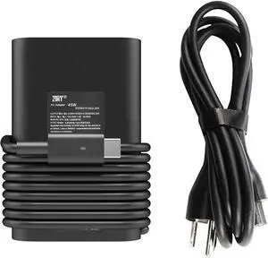 New 45W USB-C Type C AC Adapter Laptop Charger Replacement for Dell XPS 12 13 9360 9365 9370 9300 9380 9310 2-in-1 Latitude 7200 7210 7370 5175 5285 5290 Chromebook 3100 3400 2in1 LA45NM150 Power