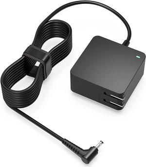 65W 45W AC Charger Compatible with Lenovo Ideapad 81WE 81W0 81WD 81WA 81X7 81WC 81W1 81W4 81WQ 81WF 82KT 82RN 82RQ 82RJ 82RK 82RL 82H7 82KU 81X8 82H8 82H9 Laptop (with UL Safety Certification)