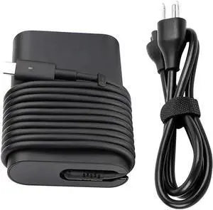 New 65W USB Type-C AC Charger for Dell XPS 12 9250,XPS 13 9350 9360 9365 9370 9380, LA65NM170 HA65NM170,02YK0F Laptop Power Supply Adapter Cord
