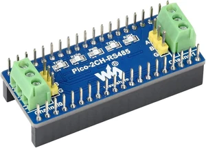 Waveshare 2-Channel RS485 Module for Raspberry Pi Pico Incorporates RS485 Transceiver SP3485 Using UART Bus