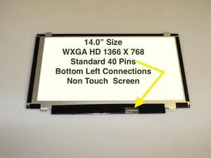Generic Y410P 14" SLIM LED BOTTOM RIGHT WXGA HD Laptop Replacement Screen (Compatible with Lenovo IDEAPAD Y410P 59399853)