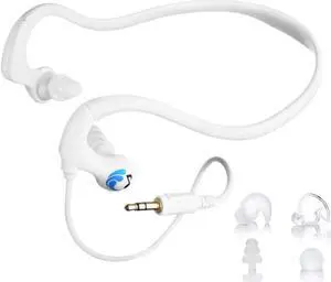 HydroActive Premium Short-Cord Waterproof Headphones (Wired 3.5 mm Jack) with 11 Earbuds in 4 Styles (Separate Music Player Purchase Required) HydroActive Premium Short-Cord Waterproof Headphones (Wired 3.5 mm Jack) with 11 Earbuds in 4 Styles (Separate Music Player Purchase Required)