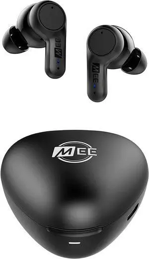 MEE audio X20 True Wireless Earbuds - Bluetooth 5.0 Stereo Headphones with Charging Case - Active Noise Cancelling in Ear Earphones - IPX4 Sweat Resistant, Built-in Headset, Mic & Touch Control