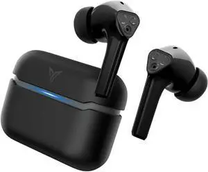 Flydigi Cyberfox T1 True Wireless Earbuds 60ms Low Latency Gaming Headphone - 12mm Drivers- Touch Enabled, Immersive Music Alternative- Black