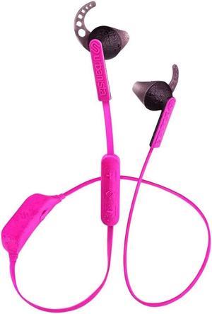 Urbanista Boston Wireless Bluetooth Sport Earphones Headset with Mic and Volume Control, Pink Panther/Pink