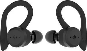 DLW True Wireless Earbuds Bluetooth 5.0 Headphones, Sports in-Ear TWS Stereo Mini Headset w/Mic HiFi Bass IPX7 Waterproof, One Step Instant Pairing Case Noise Cancelling Earphones (Black)